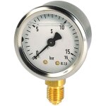 Manom�tre standard raccord vertical - dn63 - 2, 5bars - 8x13