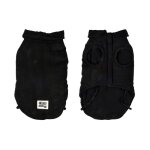 Manteau pour chien 'velours c�tel�' 35cm noir