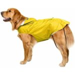 Manteau de pluie pour chien avec capuche, trou de col, 100% impermable, ultra lger, respirant, avec ...