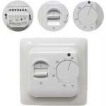 Manuel thermostat d'ambiance chauffage au sol electrique avec sonde ac 220v 16a, r�gulateur de thermostat ...