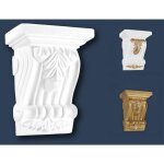 Marbet design console murale xps or blanc d�coration murale ornements corniche acanthe: k - 01 (de), ...