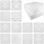 Marbet design dalles plafond polystyr�ne eps blanc 30 d�cors diff�rents 50x50cm paquet �conomique: paris, ...