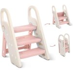 Marche pied pliable pour enfant, marchepied 3 marches pour b�b�, marchepieds hauteur r�glable pour chambre ...