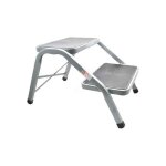 Haba - marchepied double en acier pour camping car et caravane