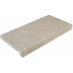 Margelle de piscine pierre naturelle sinai - 60x30x3 - 5 cm - bord retomb�e - beige