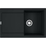 Franke - maris - �vier en fragranite mrg 611, 78x50 cm, noir mat 114. 0637. 576