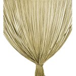 Mariel � soft beaded tent en soft anti - insect anti - noise tissu fils beiges cm. 140x230