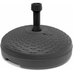 Markenartikel - pied de parasol support parasol en plastique aspect polyrotin - 20l -  45cm