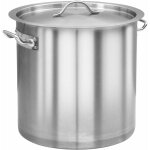 Marmite acier inoxydable 25 l 32x32 cm - argent - inlife