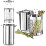 Marmite  asperges et ptes avec insert et couvercle xl 5, 5 l - hendi 833100