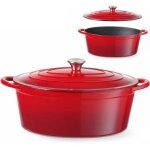 Marmite en fonte maille 6, 88 l rouge - hendi 626825