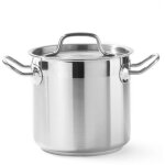 Marmite haute profi line avec couvercle, fond sandwich, 6 l, diam�tre 200 x 190 h - hendi 832202