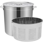 Gojoy - marmite � soupe 100 l avec couvercle et panier, en acier inoxydable, avec panier