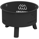 Le marquier - brasero original noir � 60