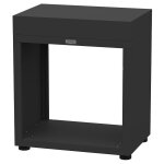 Le marquier - meuble cuisine extrieure avec ouverture - 80 x 55 cm - noir