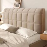 (marron clair, 160cm) housse t�te de lit extensible en relief, couleur unie housse protection pour t�te ...