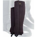 S, marron: jambi�res en daim amara pour adulte et enfant avec soufflet et fermeture �clair dans le dos ...