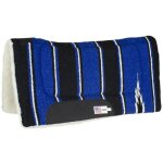 Marron - sous - selle western avec dessus � motifs navajo et dessous en laine synth�tique