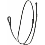 Marrone - martingale fixe en cuir avec boucles en acier inoxydable