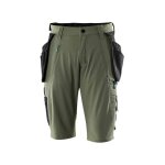 Mascot short stretch professionnel avec poches flottantes - 17149 - 311 - vert fonc - 39