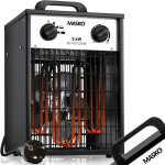 Masko chauffage lectrique arotherme chauffage de chantier avec thermostat intgr lectrique appareil ...