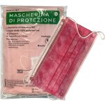Masque chirurgical col. rosa pcs 10