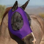 Masque rglable anti - moustique horse mesh purple