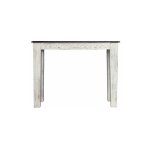 Console 110x40 manguier cir� blanc antique castle - antik 241