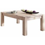 Massivmoebel24 - table basse 120x70 acacia blanchi blanc nature white 09 Massivmoebel24 - table basse 120x70 acacia blanchi blanc nature white 09