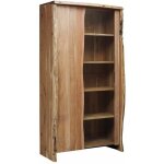Vitrine 105x45 acacia laqu� bois naturel pure acacia 711