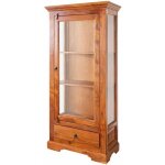 Massivmoebel24 - vitrine 72x40 acacia laqu miel oxford 0527