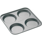 Master class - moule antiadhésif pour 4 yorkshire puddings, couleur grise Master class - moule antiadhésif pour 4 yorkshire puddings, couleur grise