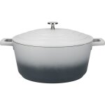 Masterclass mcmcrd28gry grande cocotte avec couvercle, aluminium
