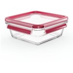 Masterseal fresh verre, bote alimentaire carre 0, 8 l , conservation des aliments, empilable, compatible ...