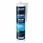 Bostik ? lot de 12 mastics d'�tanch�it� acrylique 310ml blanc ? pour calfeutrement menuiseries bois et ...