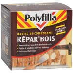 Polyfilla - mastic bi - composant repar'bois - tr�s grande solidit� - int�rieur et ext�rieur - beige ...