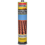 Mastic - colle pu rouge terre cuite - colotuile 300ml Mastic - colle pu rouge terre cuite - colotuile 300ml
