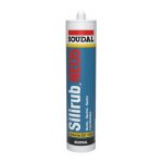 Mastic silicone soudal silirub no5 - noir - 300ml - 120646