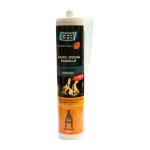 Geb ? mastic de fixation sp�cial barbecue ? 310ml ? tenue en temp�rature jusqu'� 1 100�c ? s�chage rapide ...