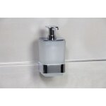 Mat inter - fix mi distributeur de savon  clipser inox / verre metropolitan