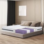 Matelas 135 x 190 � ressorts ensach�s hauteur 20 cm moyen rigide, autoformant, orthop�dique rev�tement ...
