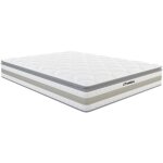 Vente - unique ? matelas ressorts ensach�s 140 x 190 cm avec surmatelas int�gr� �p. 29 cm ? accueil moelleux ...