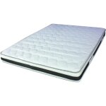 Literie julien - matelas 140x190 hauteur 18 cm + oreiller visco - soutien tr�s ferme - mousse 30 kg / ...