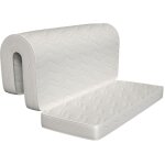 Matelas 80x190 pour canap - lit, avec prdcoupe  60 cm.