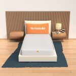 Matelas 90x190 pliable, hauteur 14 cm - mousse smart