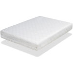 Xaluca - matelas 90x190 spring ferme epaisseur 22 cm dehoussable - memoire de forme - mousse de haute ...