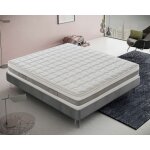 Matelas 90x200 amovible en latex 21 cm de hauteur - rigidit� h2 medium 7 zones 100% ergonomique respirant ...