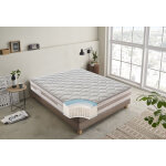 Materassiedoghe - matelas 90x200 � ressorts ensach�s - m�moire de forme � 9 zones