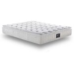 Matelas rubis : mousse � m�moire de forme, latex et ressorts ensach�s - 30cm - 140x190 cm