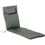 Matelas bain de soleil d�houssable - coussin de transat - matelas de chaise longue - 198 x 53 x 5 cm ...